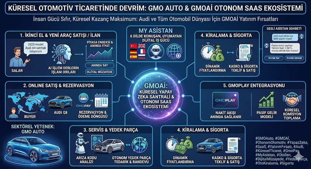 Küresel Otomotiv Ticaretinde Devrim: GMO Auto & GMOAİ Otonom SaaS Ekosistemi