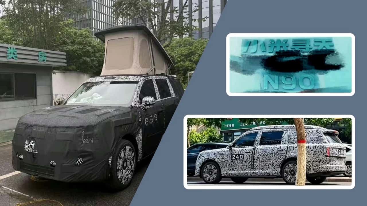 Xiaomi N90 : le premier grand SUV électrique de la marque repéré en test