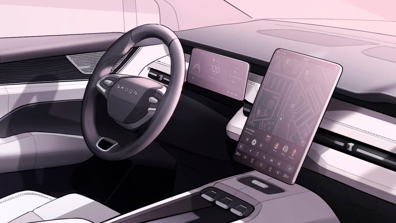 El nuevo Skoda Peaq revoluciona su interior: todo lo que sabemos del SUV eléctrico de 7 plazas y más de 600 km