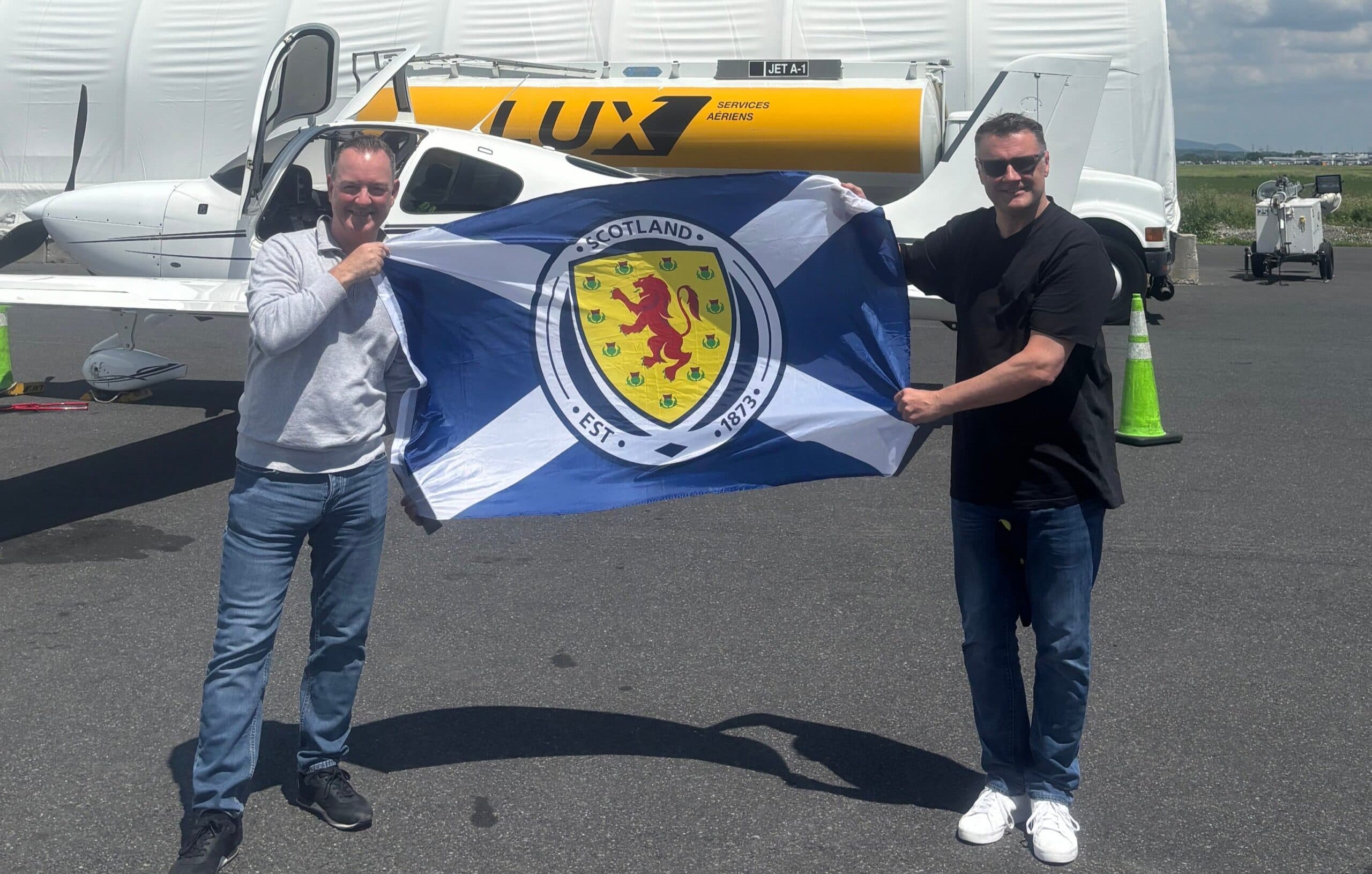 These Scottish Fans Flew 22 Hours in a Tiny Single-Engine Plane for the World Cup