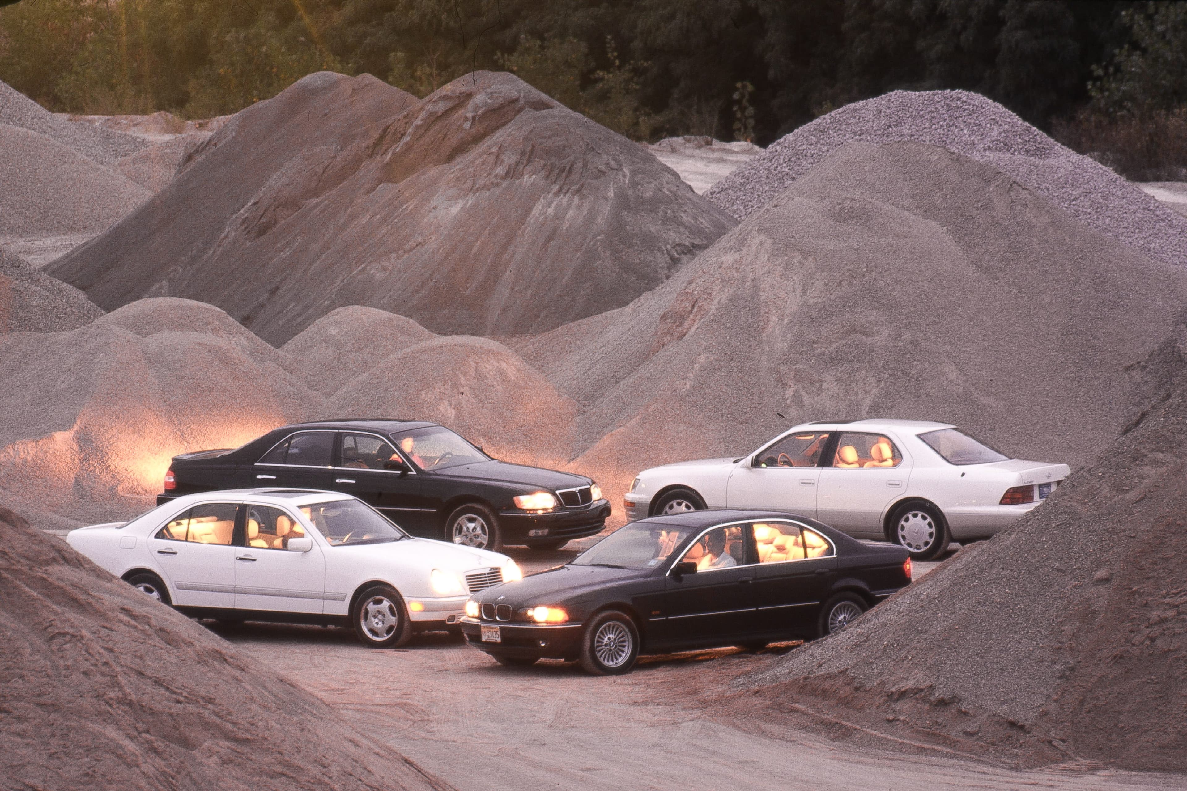 1997 Luxury Sedan Comparison Test: Infiniti Q45t vs Lexus LS400 vs BMW 540i vs Mercedes-Benz E420