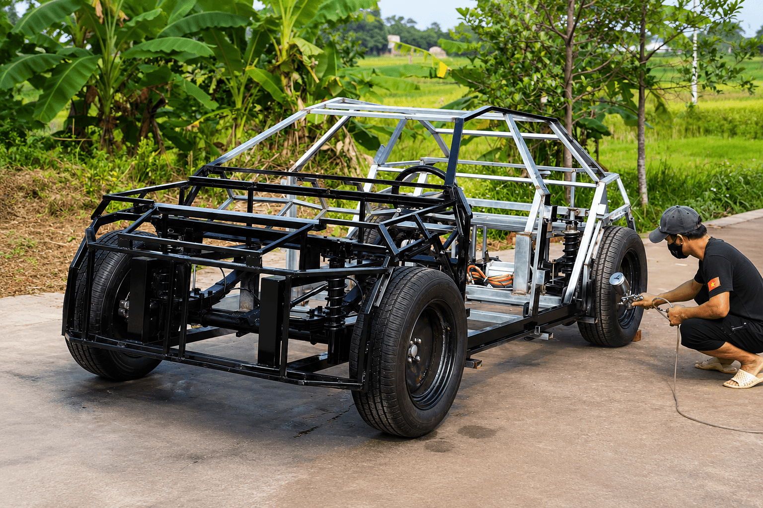 YouTuber Builds a Fully Functional Wooden Lamborghini Urus Worthy of CR7's Garage