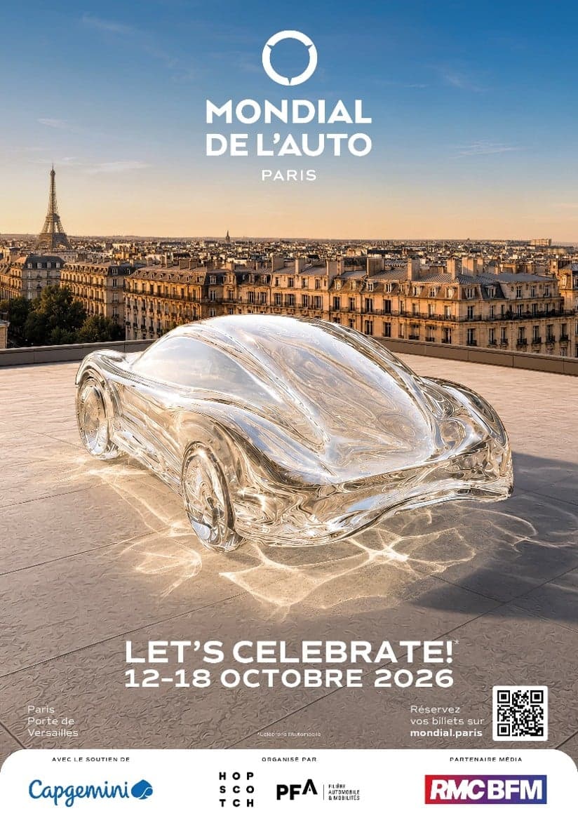 Mondial de l'Auto 2026 : l'affiche officielle dévoilée et la billetterie ouverte