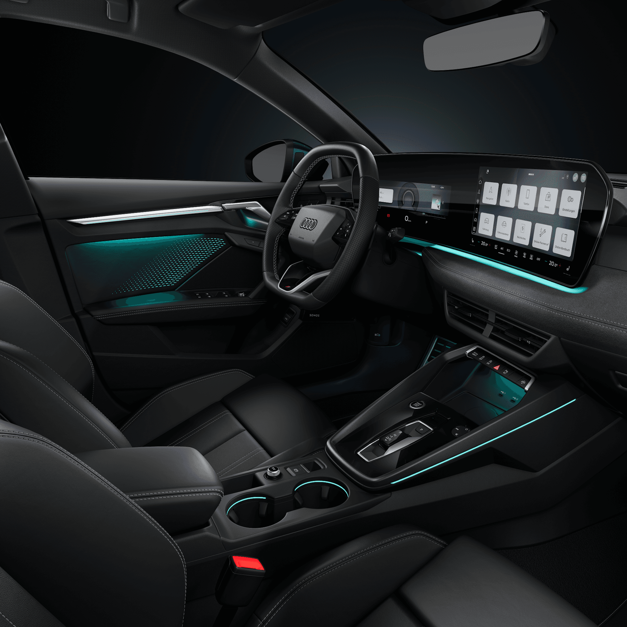 2027 Audi A3 Sedan Trades Familiar Buttons for Bigger Screens